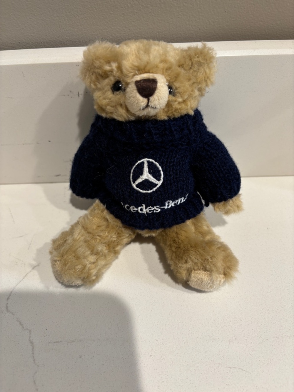 Mercedes Benz Teddy Bear Herrington 2011 Navy Blue Sweater Jointed